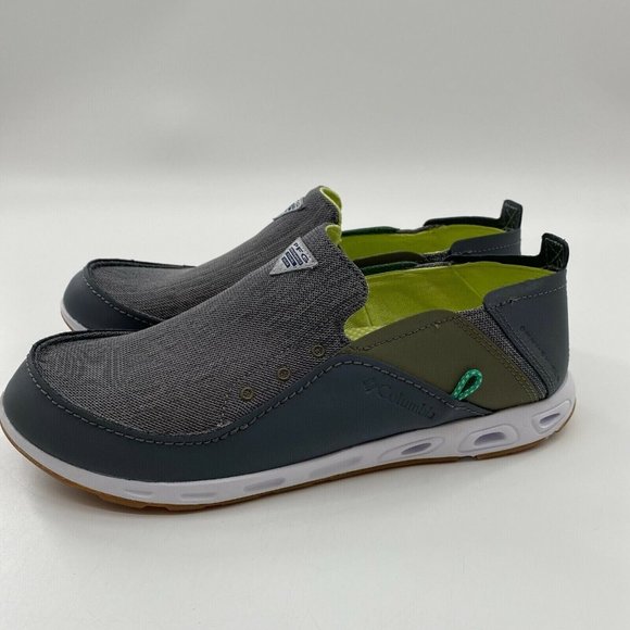 Columbia Men's PFG Bahama Vent High-Tide Slip-on Shoes sz 8 Gray BM0157-036 NEW - Picture 4 of 6